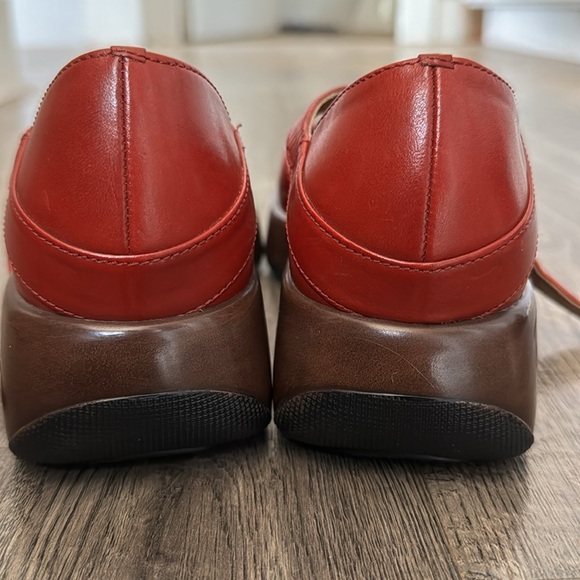 Dansko Red Leather Mules - Picture 3 of 8